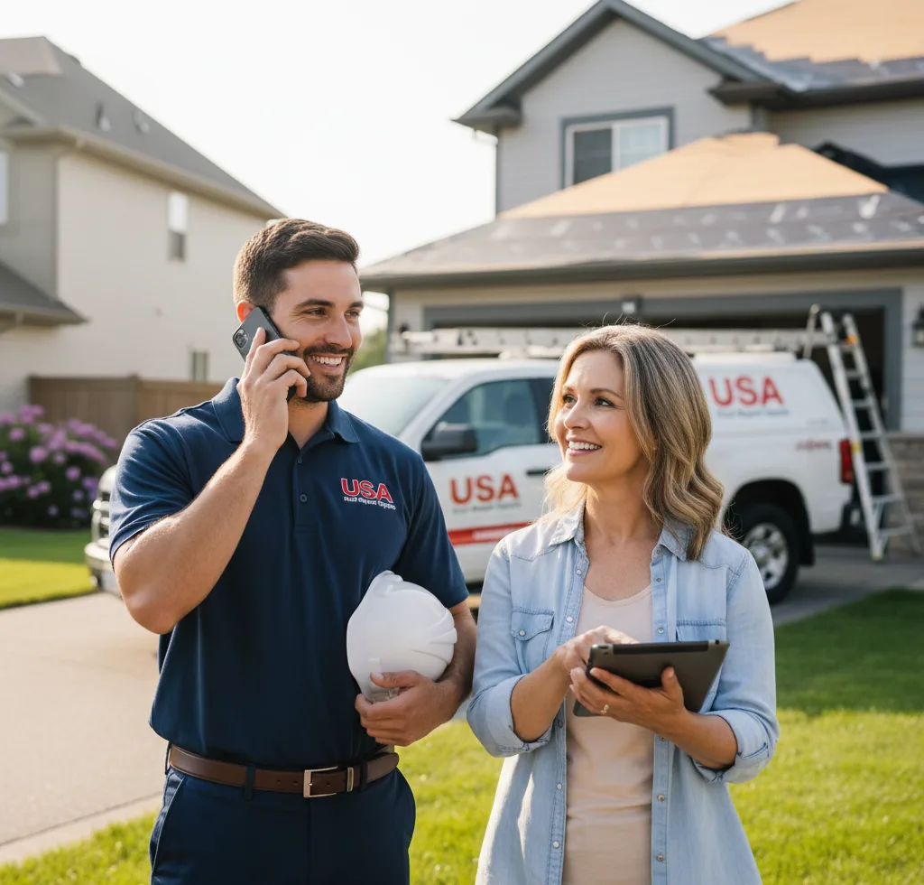 USA Roof Repair Experts customer support in Hampstead